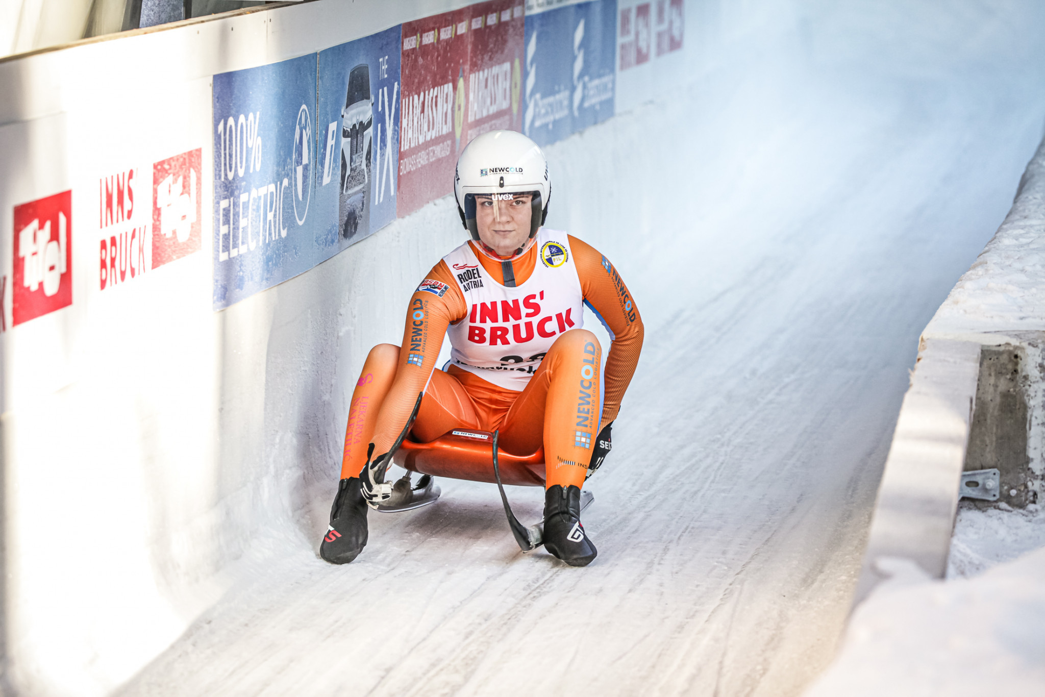 Dania Obratov used to represent Croatia but switched to The Netherlands after a disagreement with the Croatian Luge Federation ©FIL