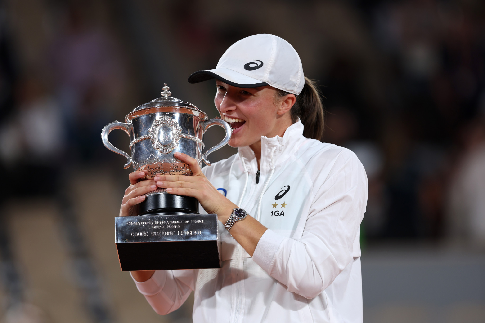Iga Świątek secured her second Grand Slam title after beating United States' Coco Gauff ©Getty Images