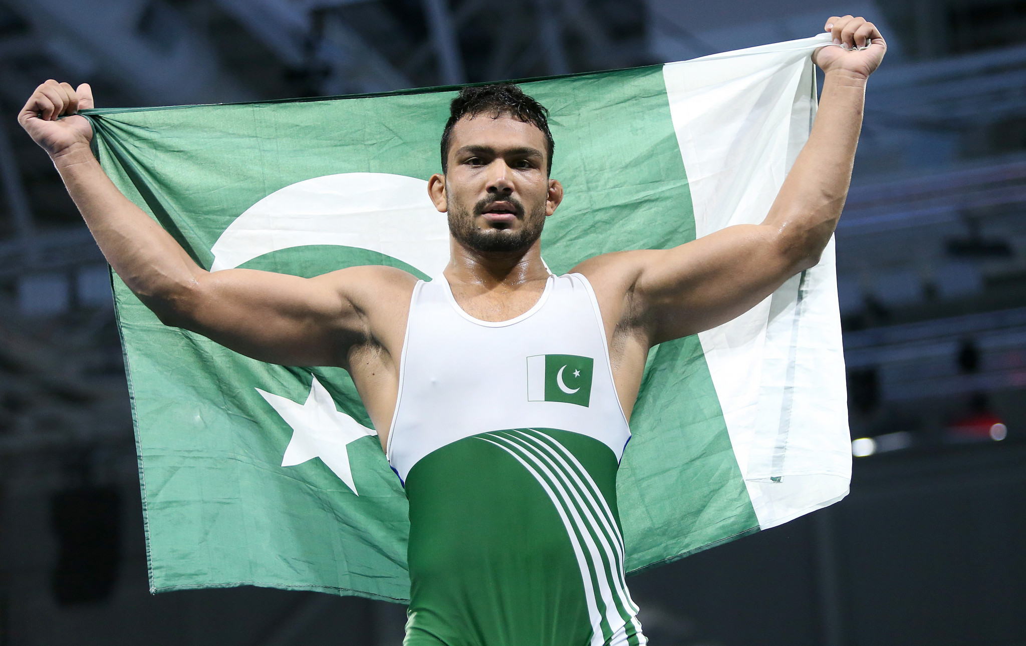 Wrestler Muhammad Inam, who won Pakistan's only gold at Gold Coast 2018, is set to represent his country at Birmingham 2022 ©Getty Images
