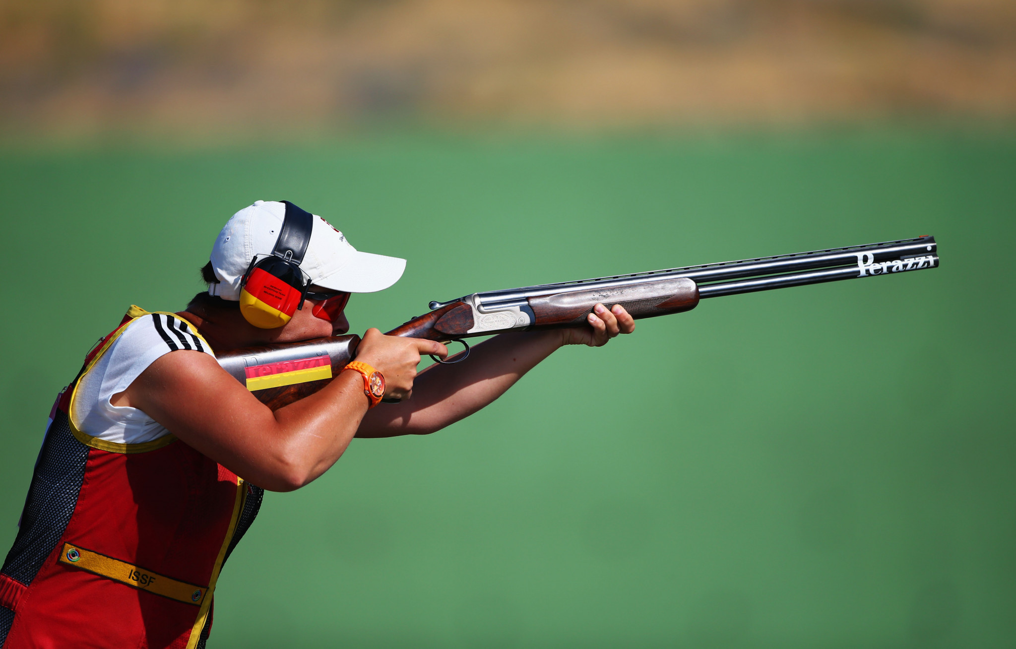 Beijing 2008 bronze medallist Christine Wenzel helped Germany to win the women's team skeet gold at the ISSF World Cup in Baku ©Getty Images