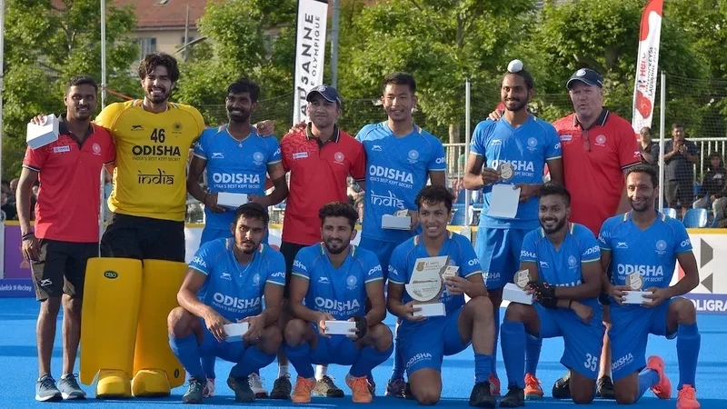 India won the Hockey5s men's event while Uruguay's women were also triumphant ©FIH