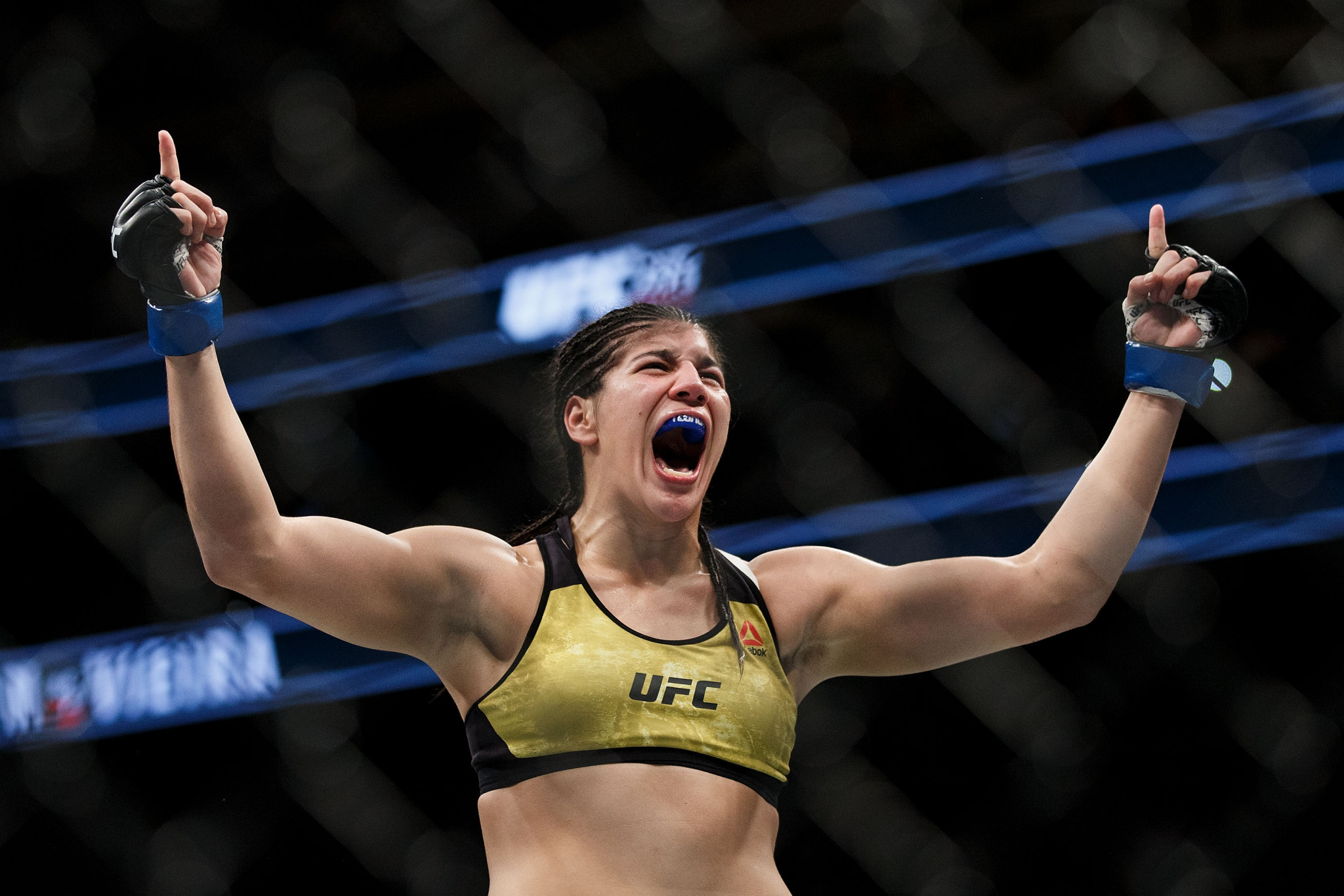 Brazilian UFC women's bantamweight contender Ketlen Vieira is set to accompany the country's team at the IMMAF Pan American Championships ©Getty Images