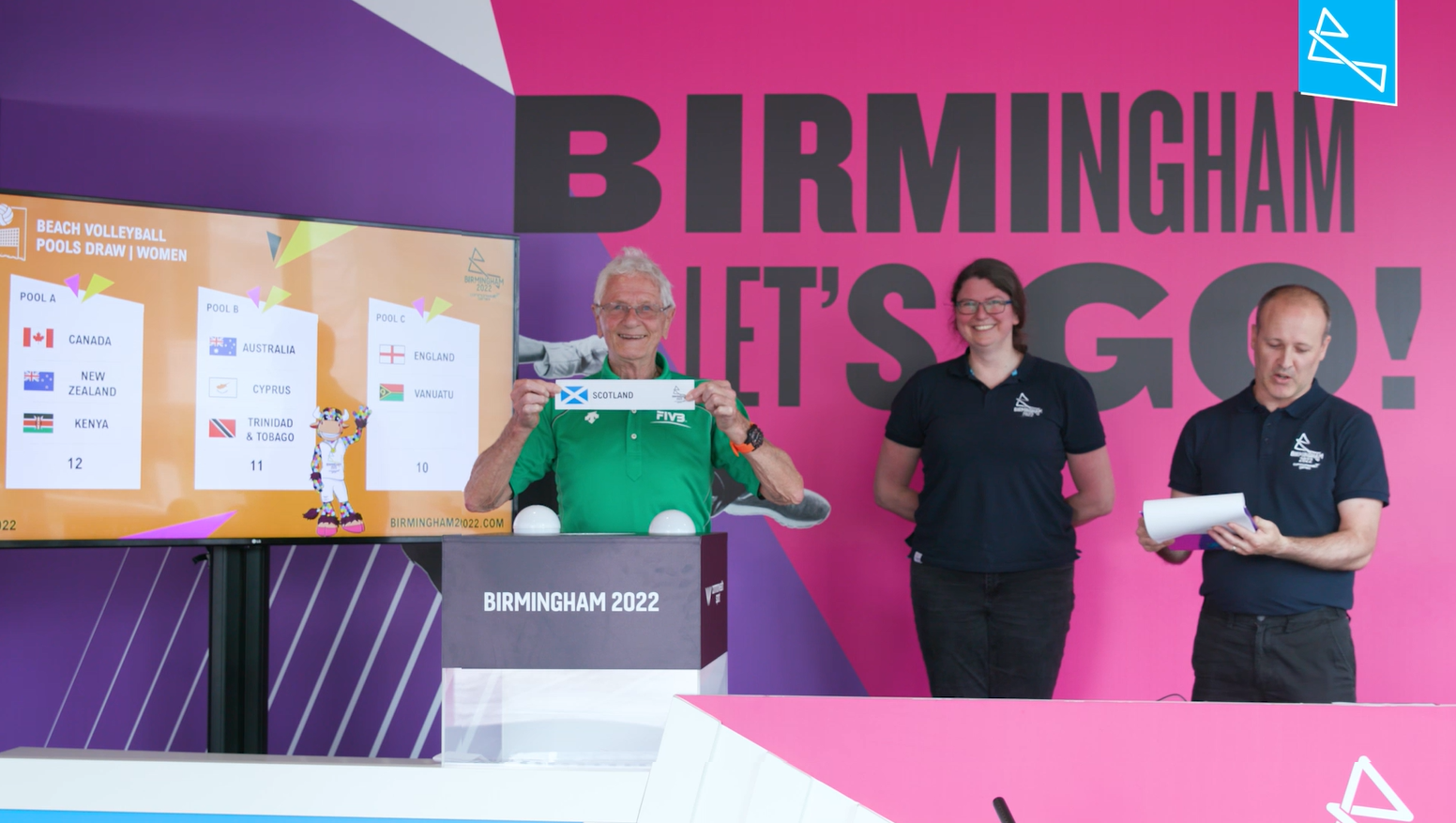 Draw held for beach volleyball pools at Birmingham 2022