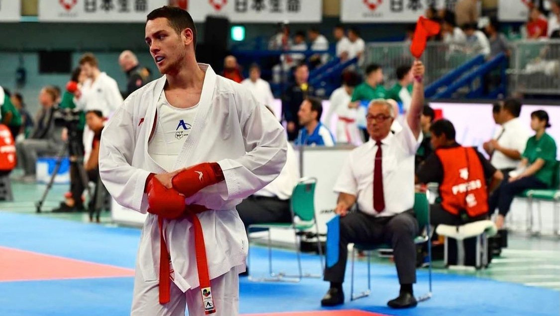 Mitchell Durham was among the Australian gold medallists at the Oceania Karate Championships in Nouméa ©Instagram