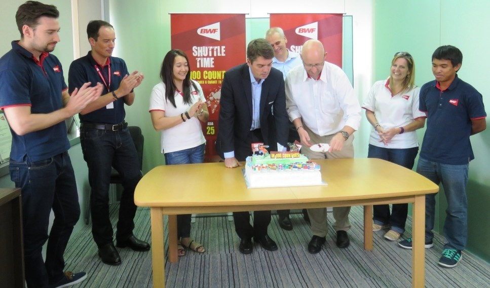 The Badminton World Federation has celebrated the 100th implementation of its schools development programme "Shuttle Time" in Panama ©BWF