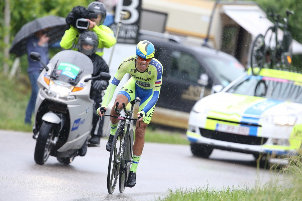 Contador regains Giro d’Italia lead as Kiryienka claims individual time trial victory