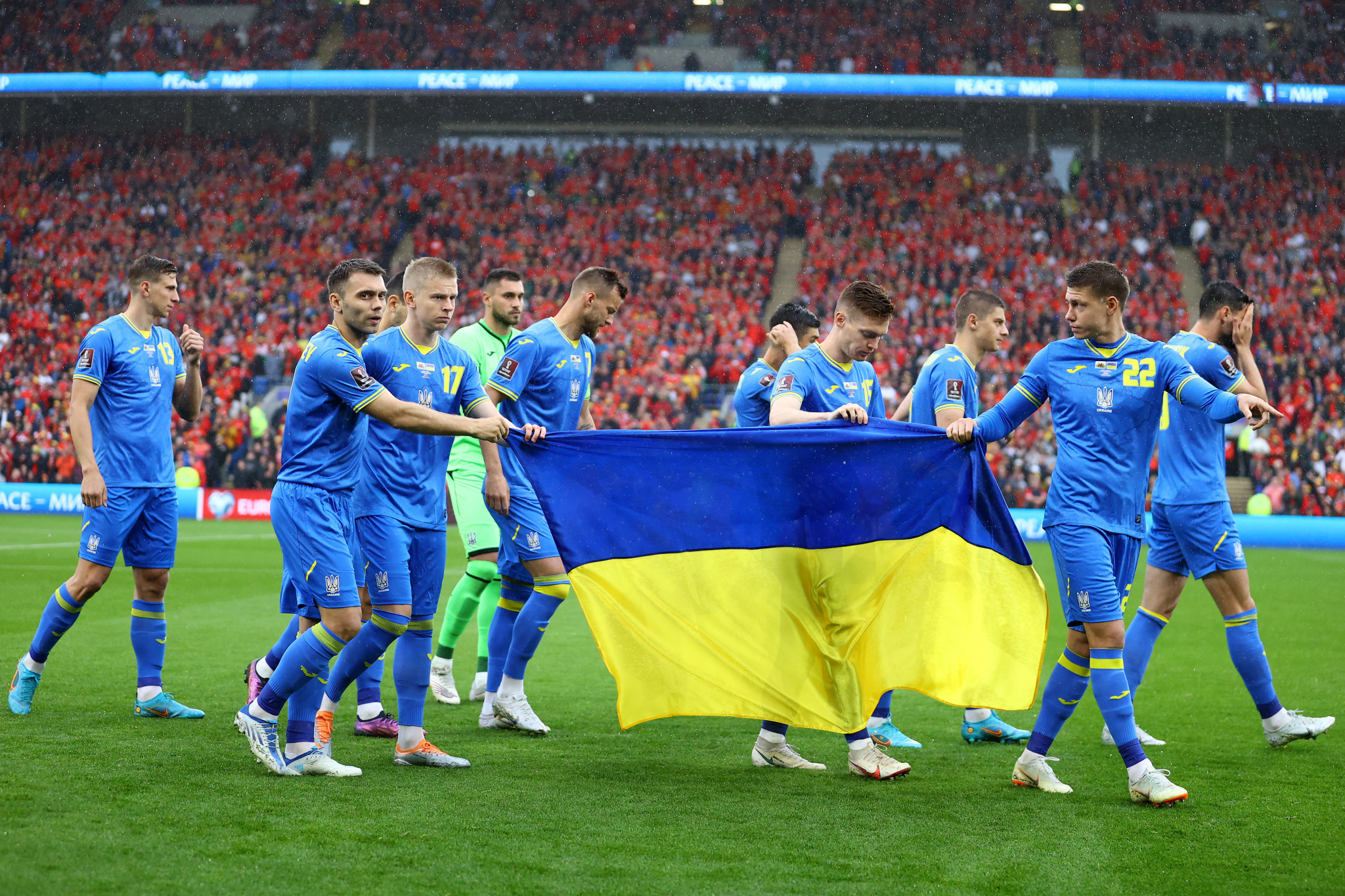 Ukraine lost to Wales in the FIFA World Cup playoff final last week ©Getty Images 