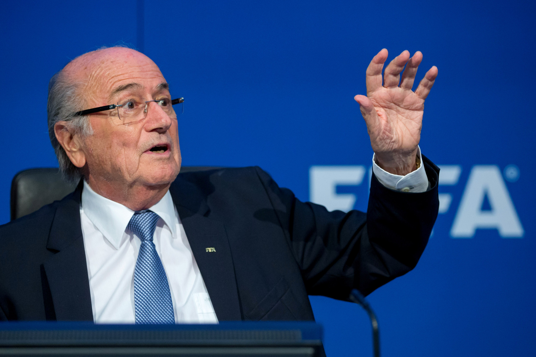 Disgraced former FIFA President Sepp Blatter took the top spot in 2013 ©Getty Images