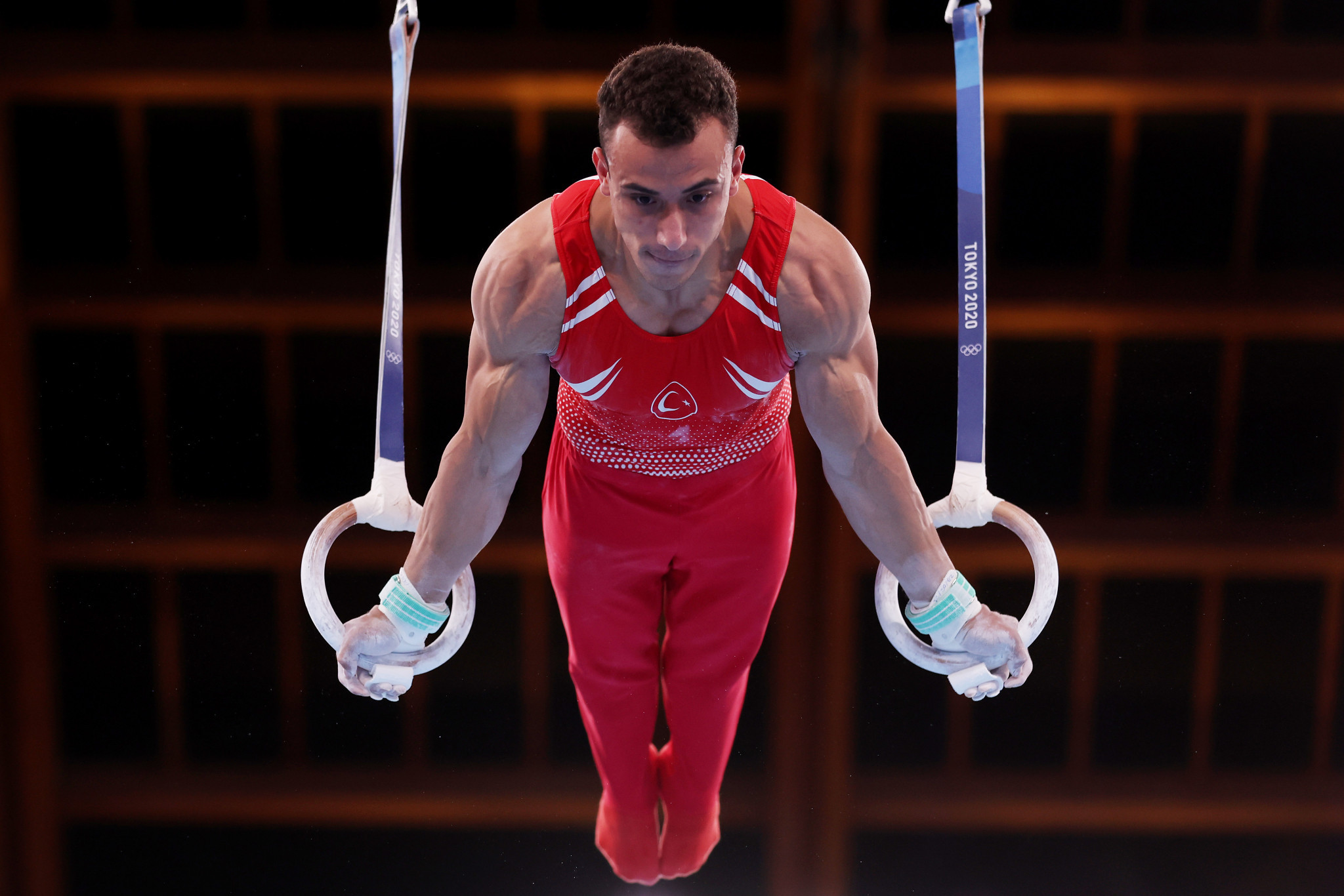 İbrahim Çolak scored the highest in the still rings ©Getty Images