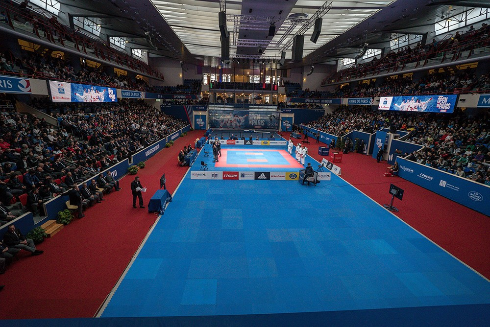 An International Olympic Committee delegation recently inspected the Paris Open, part of the WKF Karate1 Premier League series, as the sport continues its bid to be added to the programme for Tokyo 2020 ©WKF
