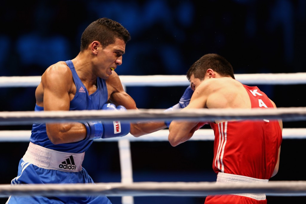 Morocco's Mohammed Rabii, the AIBA welterweight world champion, is among the four male African boxers already qualified for this year's Olympics in Rio de Janeiro ©Getty Images
