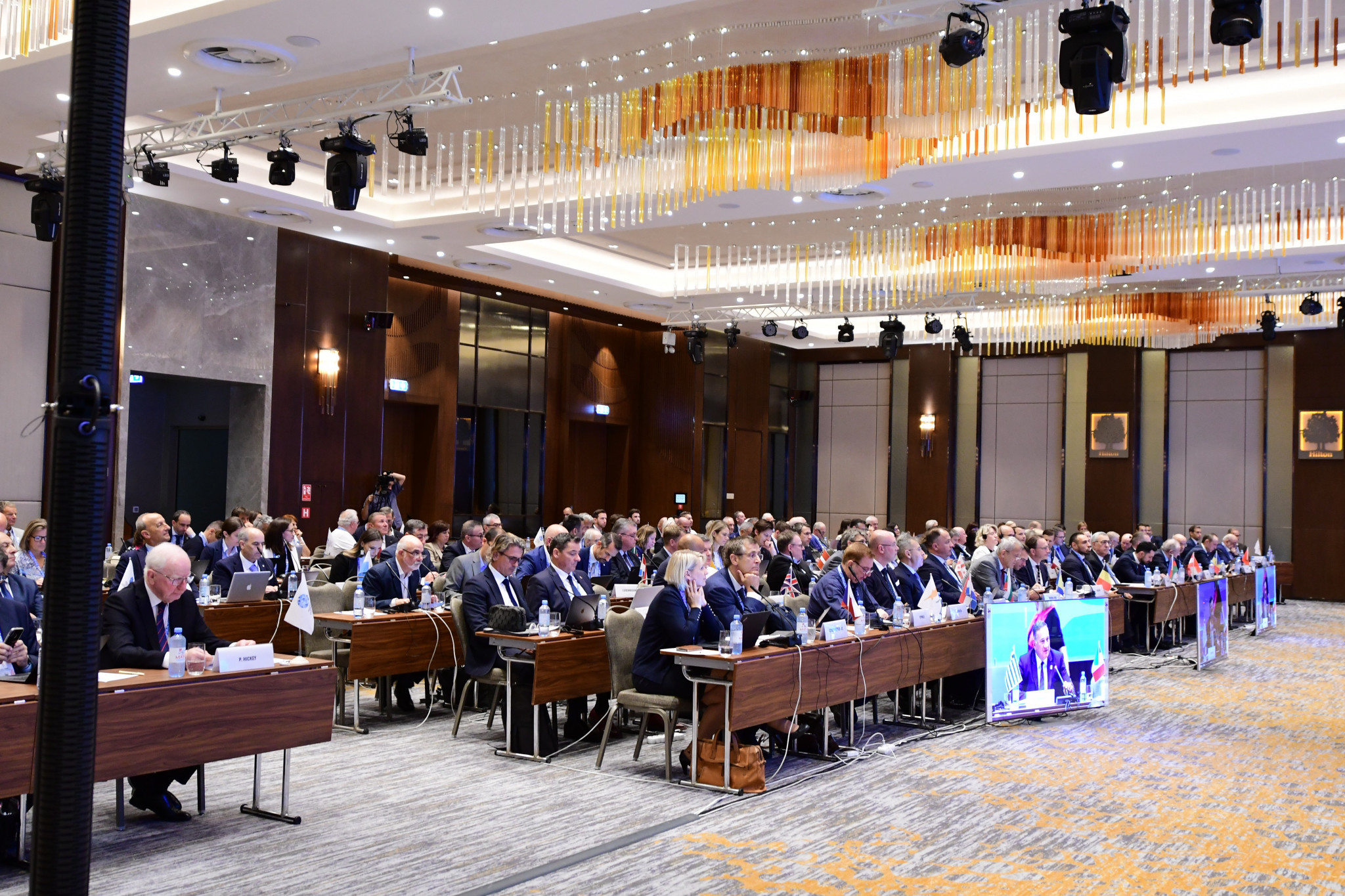 The General Assembly was held at the DoubleTree by Hilton Skopje without the presence of National Olympic Committees from Russia and Belarus ©EOC