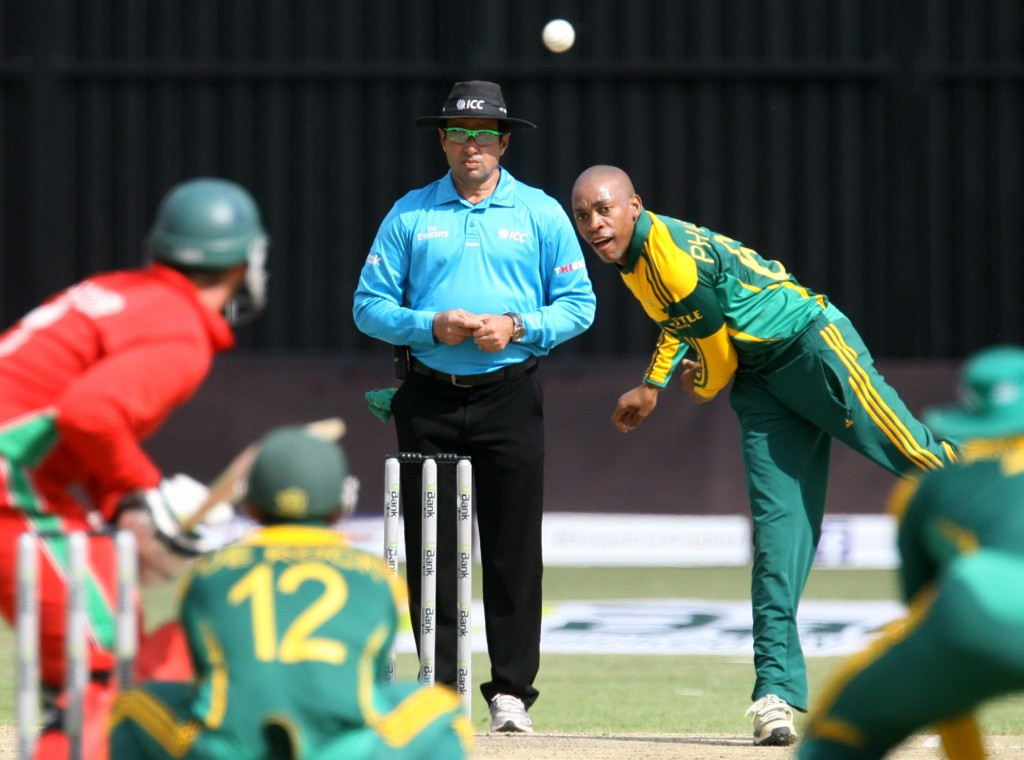 Aaron Phangiso's action was declared illegal by the International Cricket Council