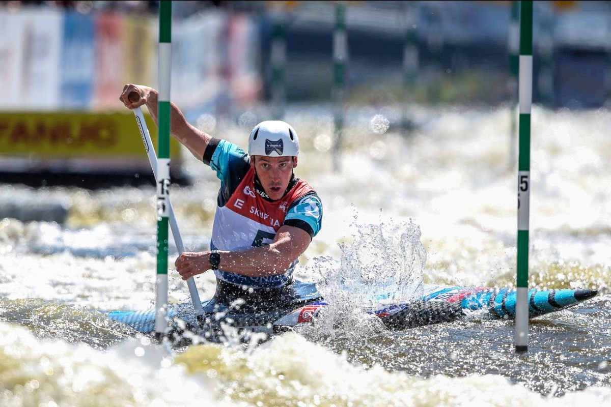 Luka Božić secured Slovakia's second gold in Prague courtesy of his victory in the men's C1 final ©ICF