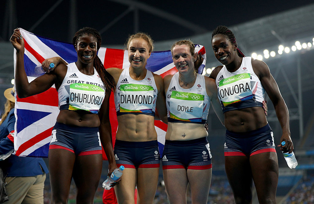 An Olympic medal for the British women's 4x400m team - and a lifeline to £10 million of future funding for UK Athletics ©Getty Images