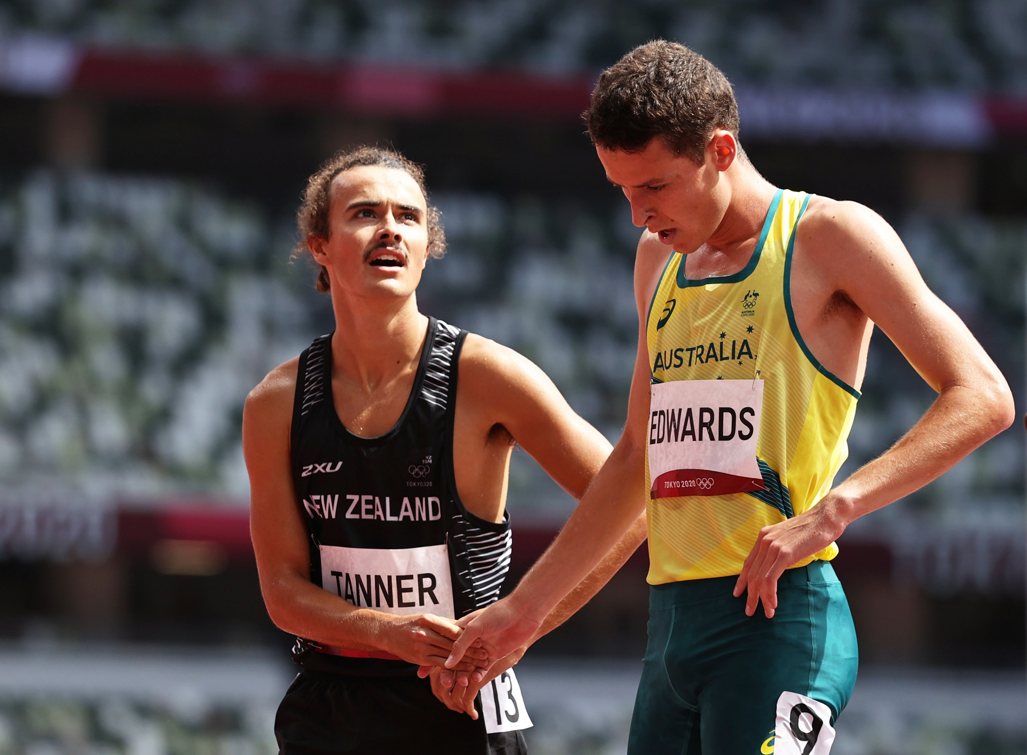 Samuel Tanner broke the championship record in men's 1500m at the Oceania Athletics Championships ©Getty Images