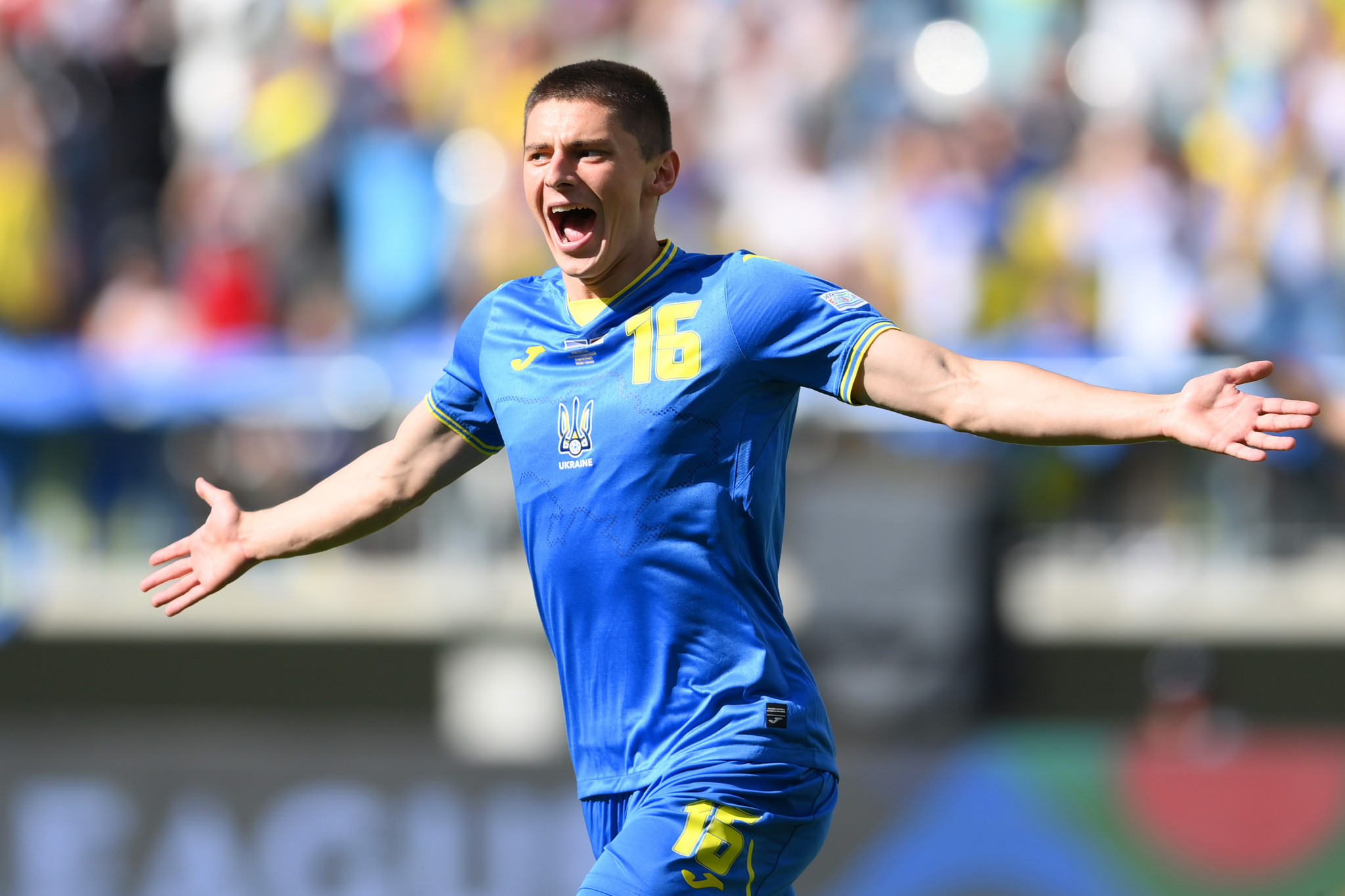 Ukraine footballer Mykolenko says war has put personal struggles into perspective