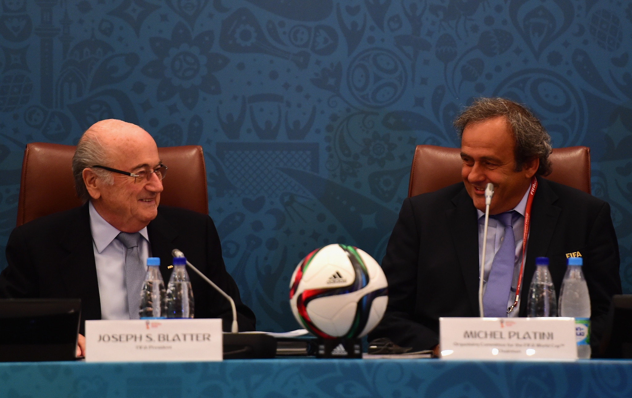 Sepp Blatter, left, alleged he made a 