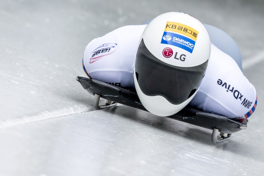 Yun Sung-bin became the first South Korean to win a medal at the skeleton World Championships when he finished second in Igls less than four years after taking up the sport ©Getty Images