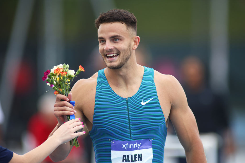 NFL-bound Devon Allen, who ran the third fastest 110m metres hurdles time in history at last weekend's New York Grand Prix, will race in tomorrow's latest Wanda Diamond League meeting in Oslo ©Getty Images