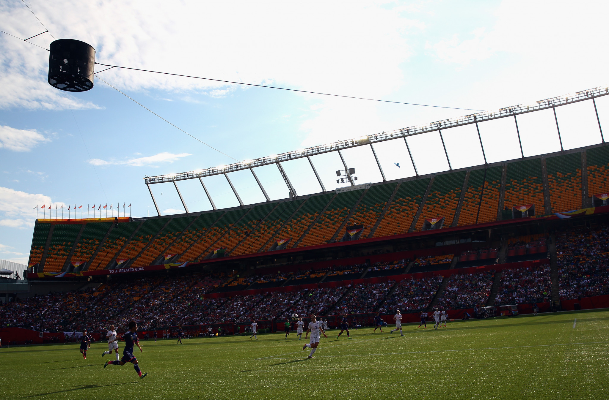 Commonwealth Stadium fronted Edmonton's bid but may miss out on hosting rights for the 2026 FIFA World Cup ©Getty Images