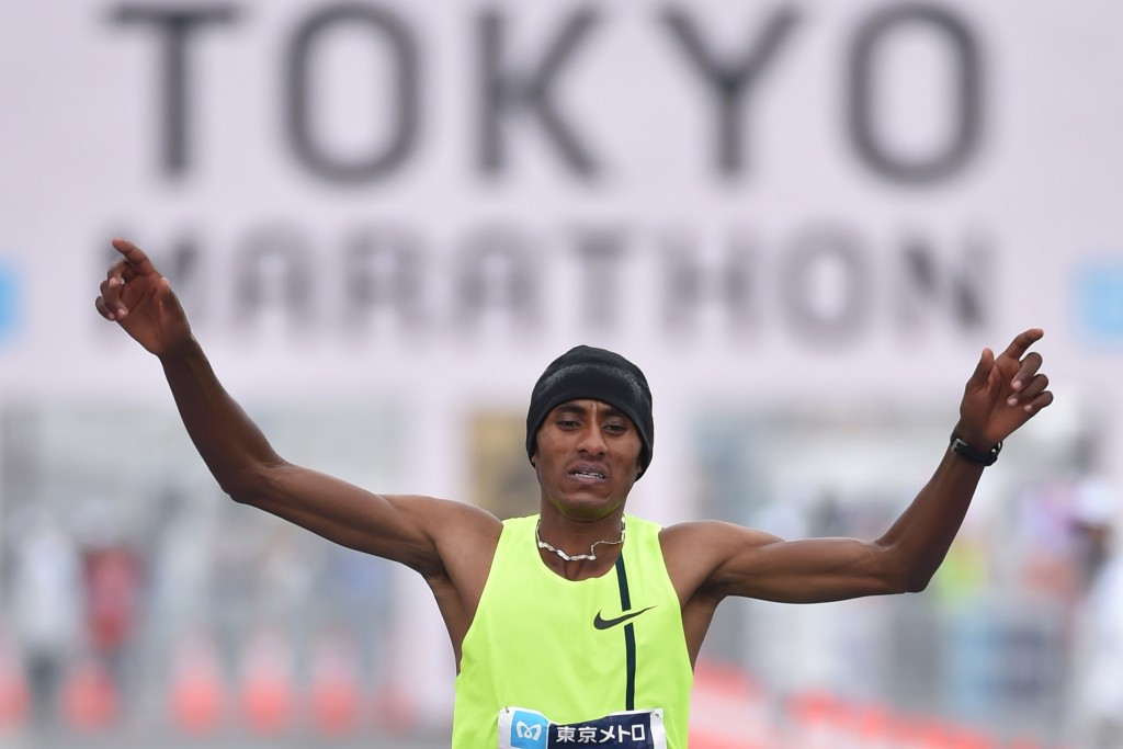 Tokyo Marathon winner Endeshaw Negesse has become the first Ethiopian runner named in relation to a failed doping test ©Getty Images