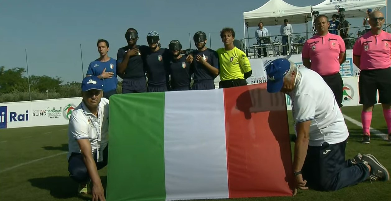 Italy secure place at World Championships after win in Blind Football European Championship
