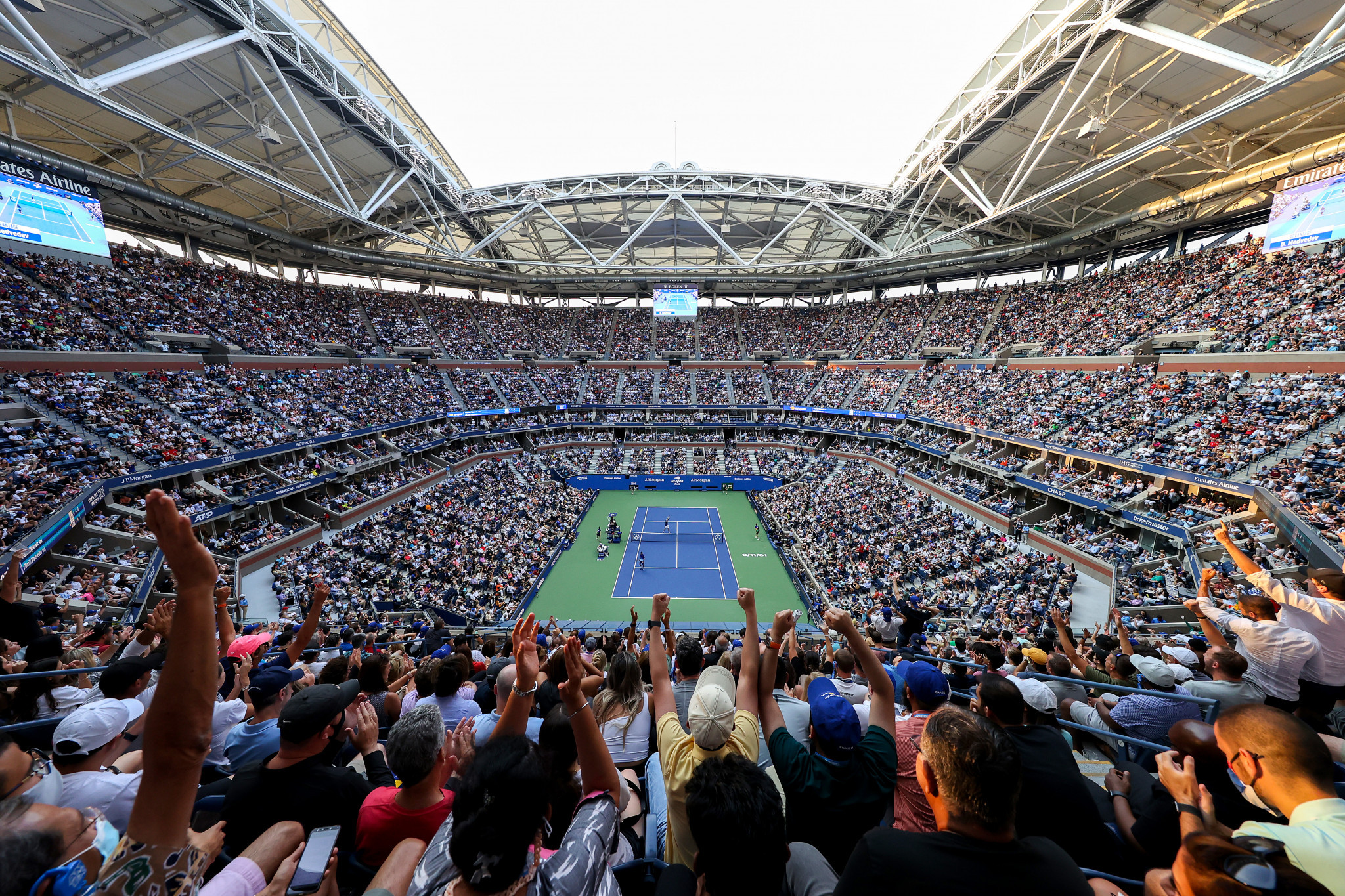 Russian players will be able to compete as neutrals at the US Open ©Getty Images