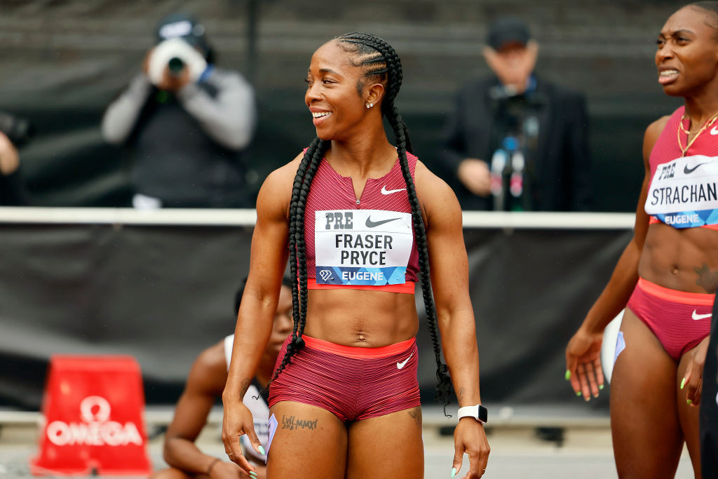 Jamaica's double Olympic 100m champion Shelly-Ann Fraser-Pryce will race at the Paris Diamond League meeting tomorrow ©Getty Images