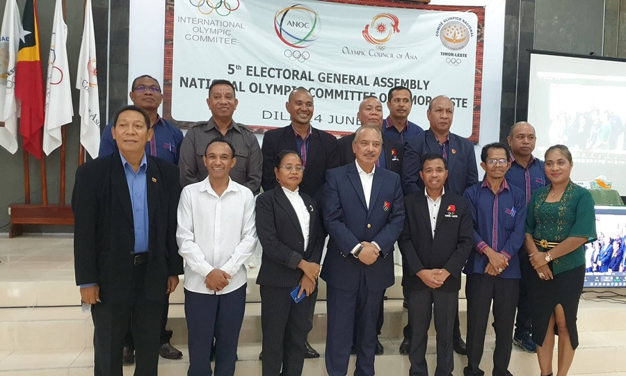 The NOC of Timor-Leste Executive Committee comprises of 14 officials ©NOC of Timor-Leste/OCA