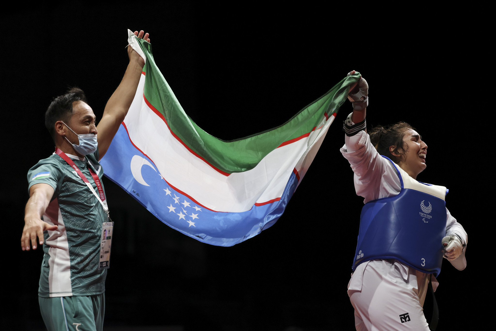 Guljonoy Naimova achieved gold once again at the Para taekwondo Grand Prix ©Getty Images