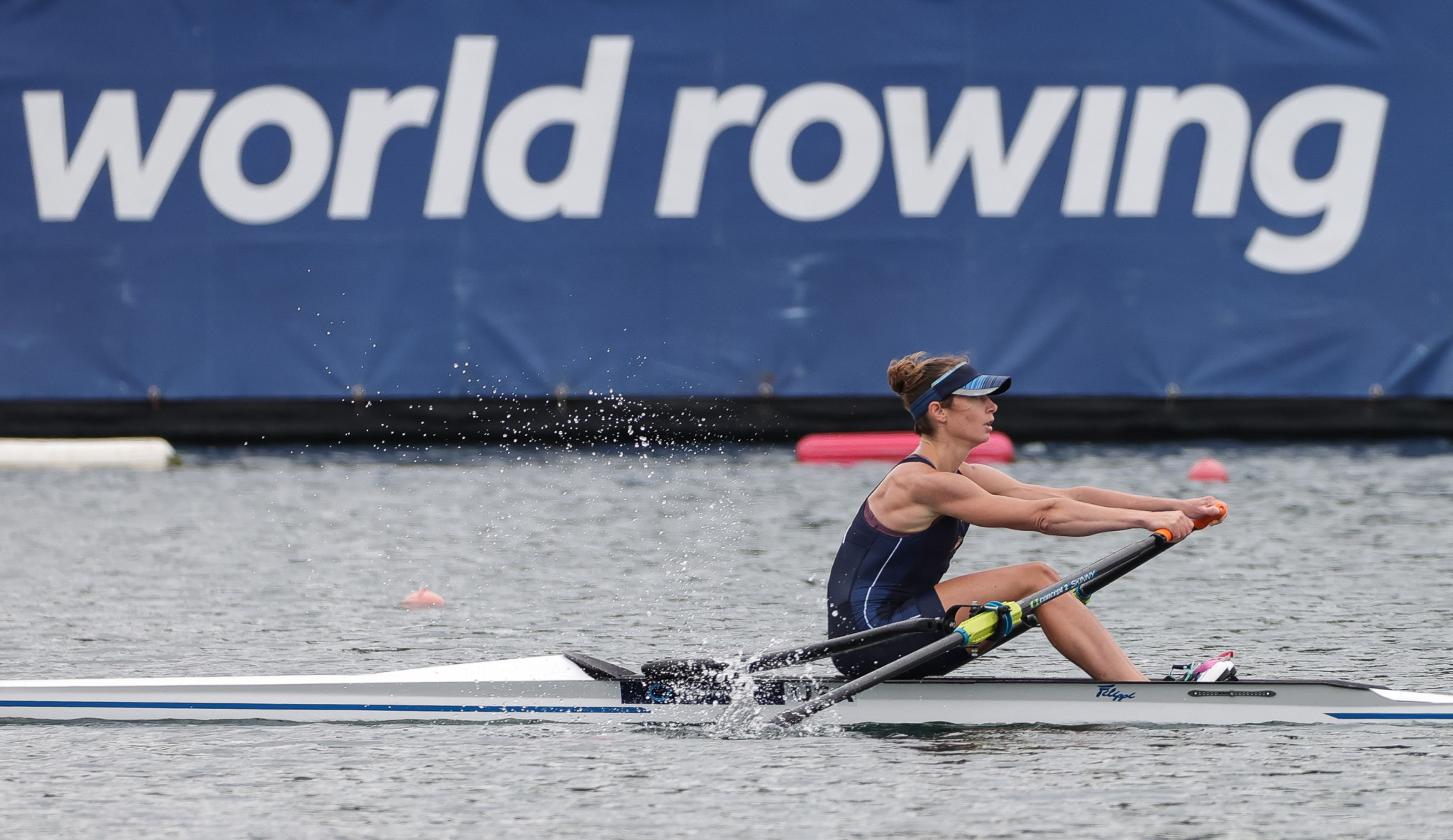 Mary Jones was one of three title winners at the World Rowing Cup II ©Getty Images
