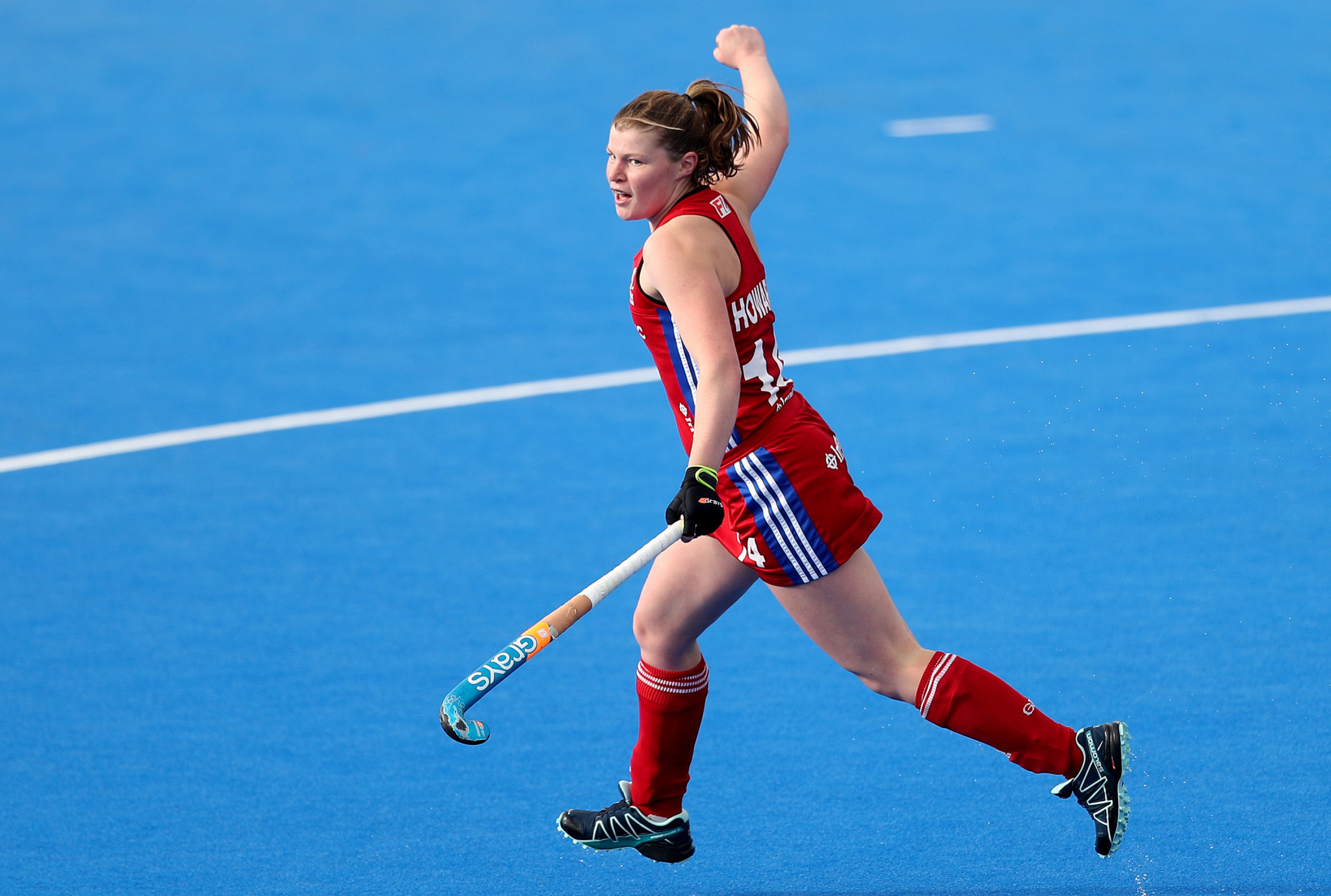 Tessa Howard scored in England's comeback against Belgium ©Getty Images