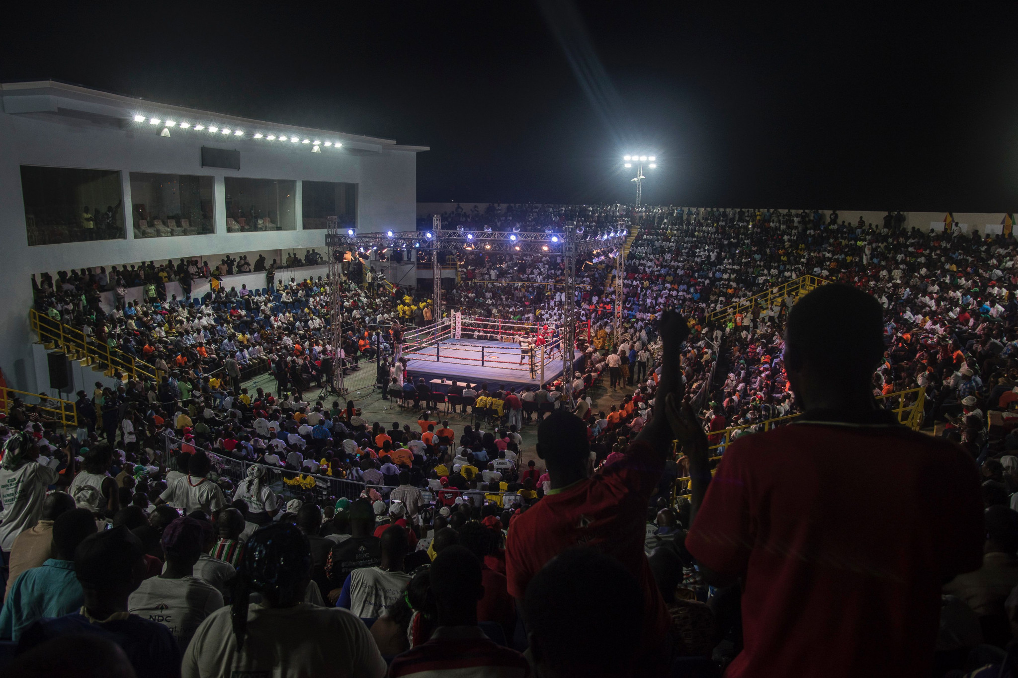  Theophilus Allotey has been left out of Ghana's Birmingham 2022 squad despite winning gold at the selection event held at Bukom Boxing Arena, pictured, and Accra Sports Stadium ©Getty Images