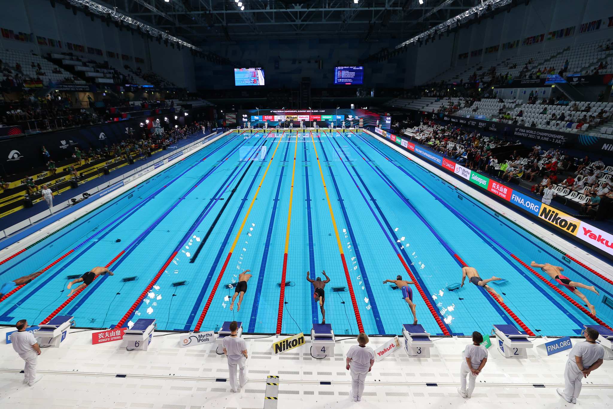 The ITA is coordinating doping control at the FINA World Championships in Budapest ©Getty Images