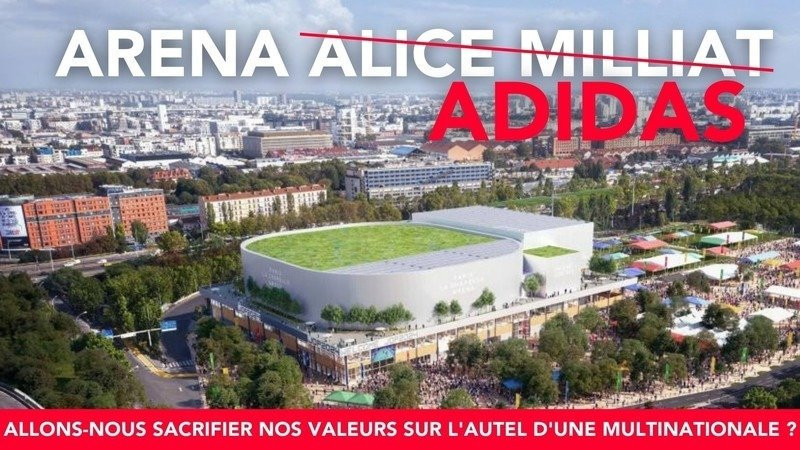 Paris Deputy Mayor Pierre Rabadan has defended the decision to add Adidas to Porte de La Chapelle Arena ©Change.org