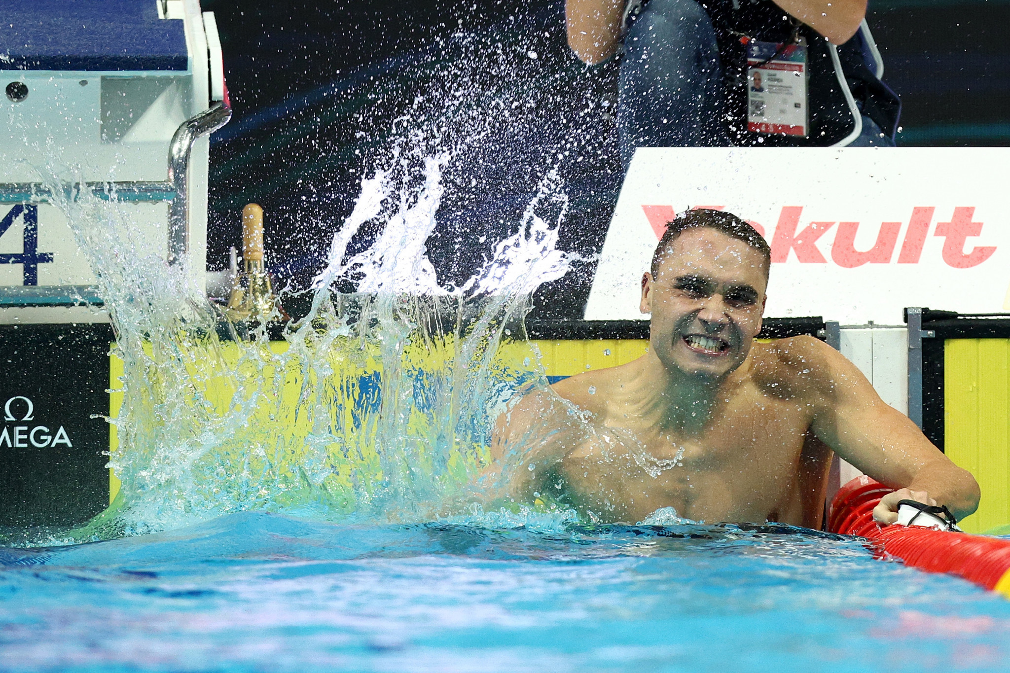 Home favourite Kristóf Milák sparked jubilant scenes among the home crowd with his men's 200m butterfly victory ©Getty Images