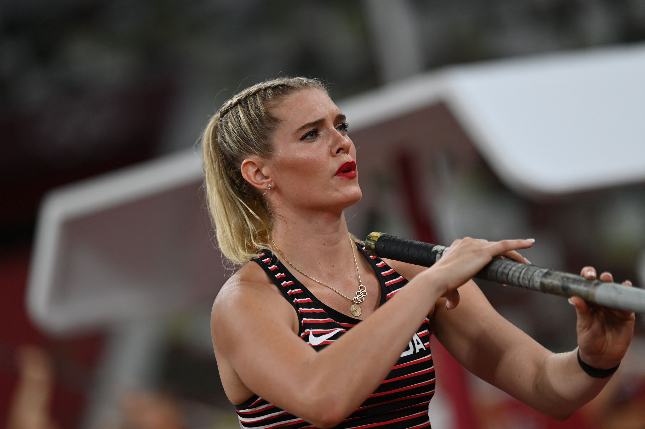 Alysha Newman will look to defend her Commonwealth Games title in the women's pole vault ©Getty Images