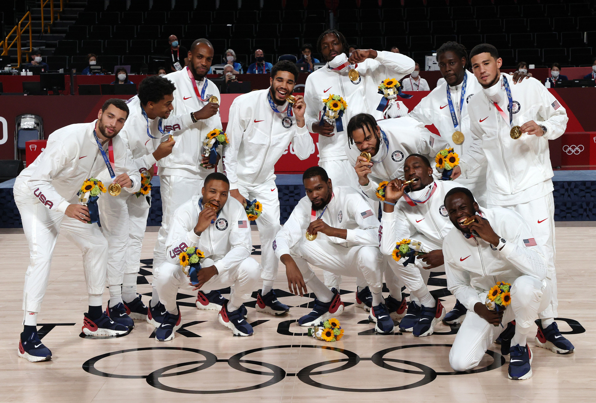 The American men's basketball team won gold at Tokyo 2020 ©Getty Images
