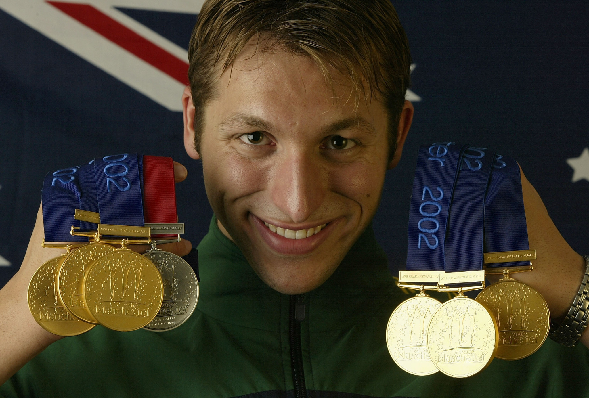 Australia's Ian Thorpe won six gold medals at the new aquatics centre ©Getty Images
