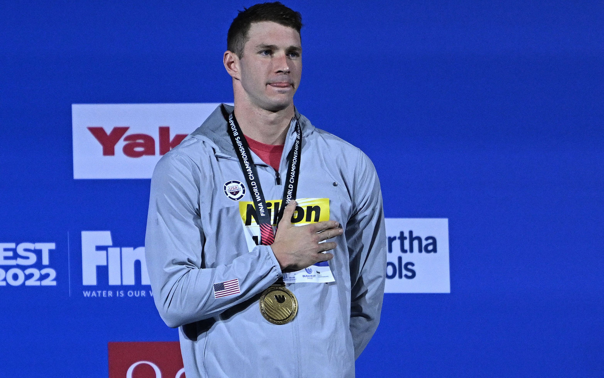 After two World Championships silver medals in the men's 200m backstroke, Ryan Murphy of the US clinched gold in Budapest ©Getty Images