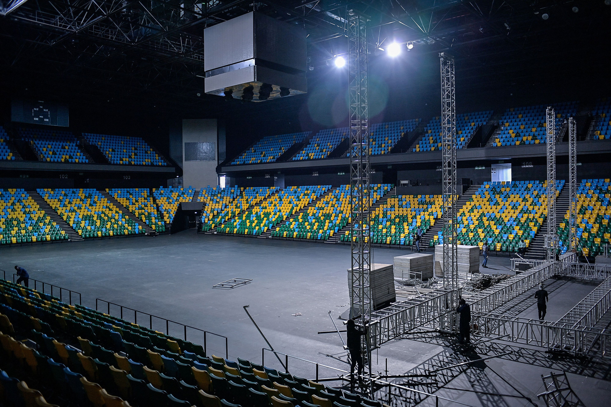 The Kigali Arena is a high-class new sporting venue in Rwanda ©Getty Images