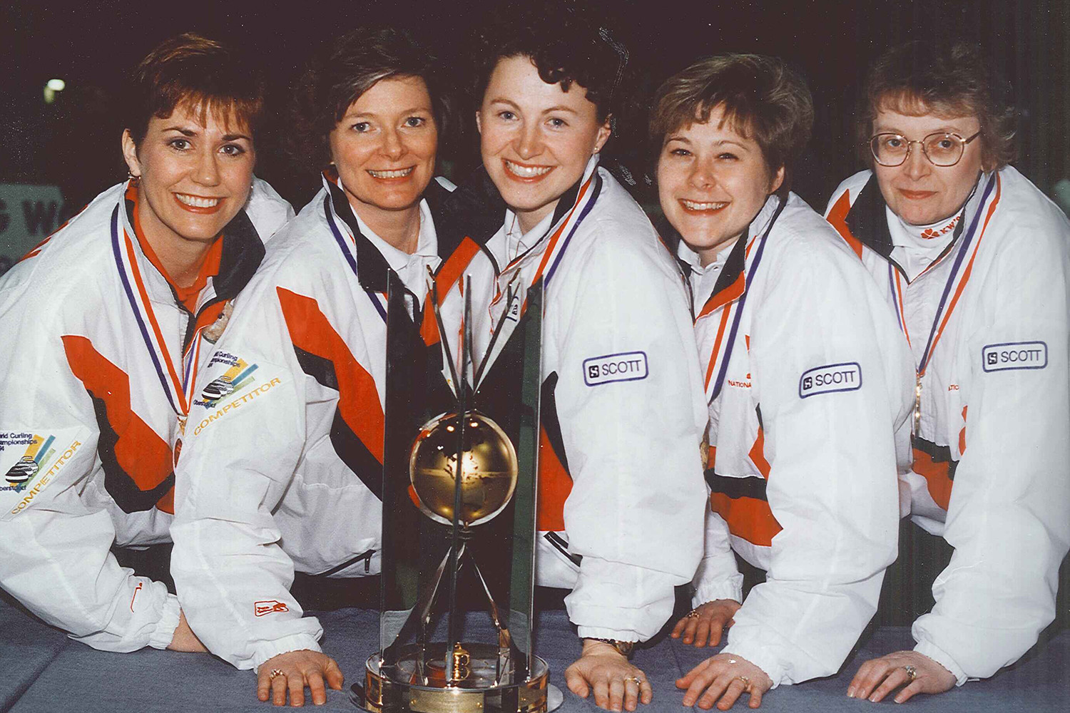 The remaining members of Team Schirmler have been inducted into the WCF Hall of Fame ©Curling Canada