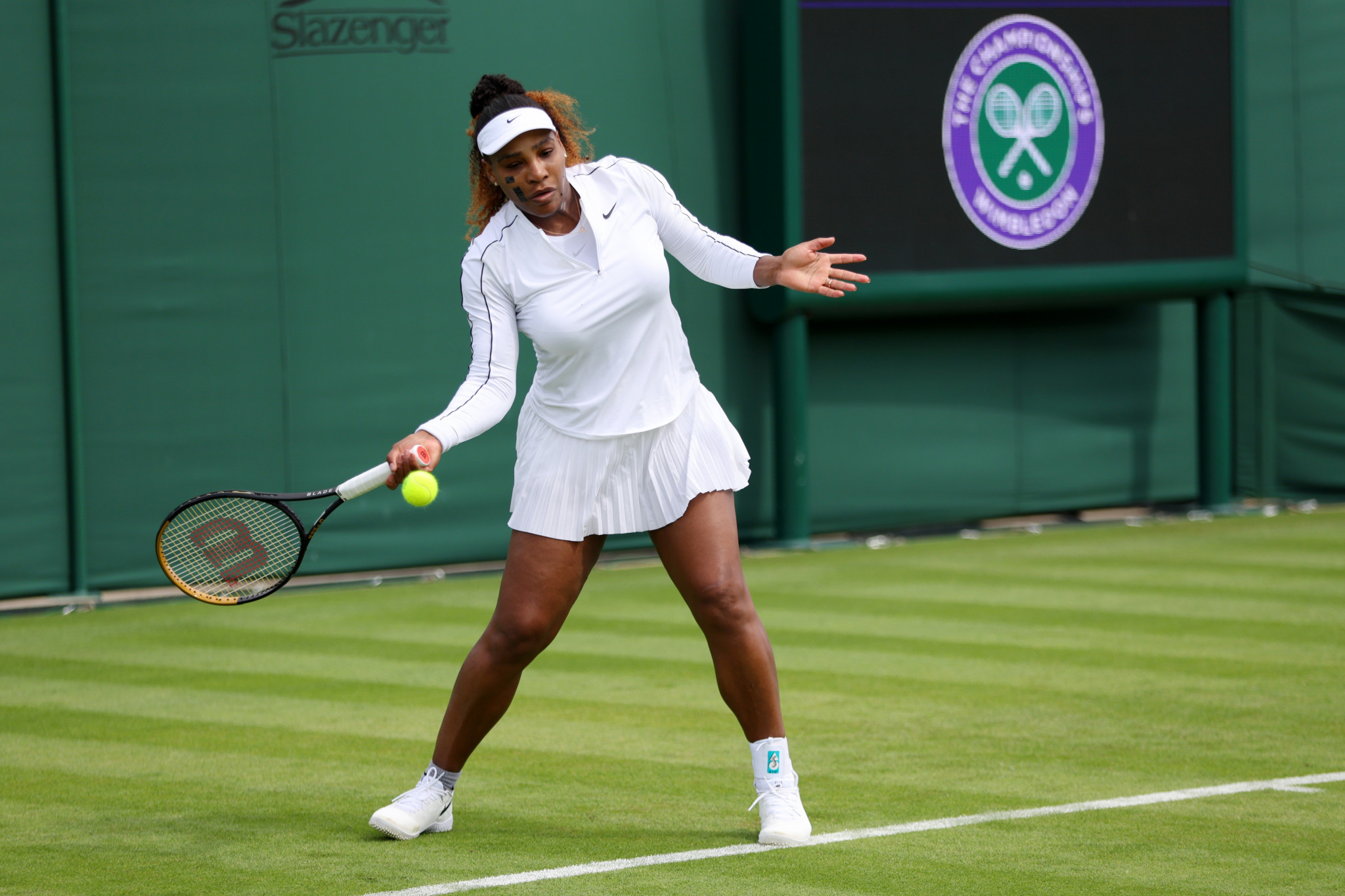Serena Williams has returned to Wimbledon after coming back from a year-long lay-off due to injury ©Getty Images