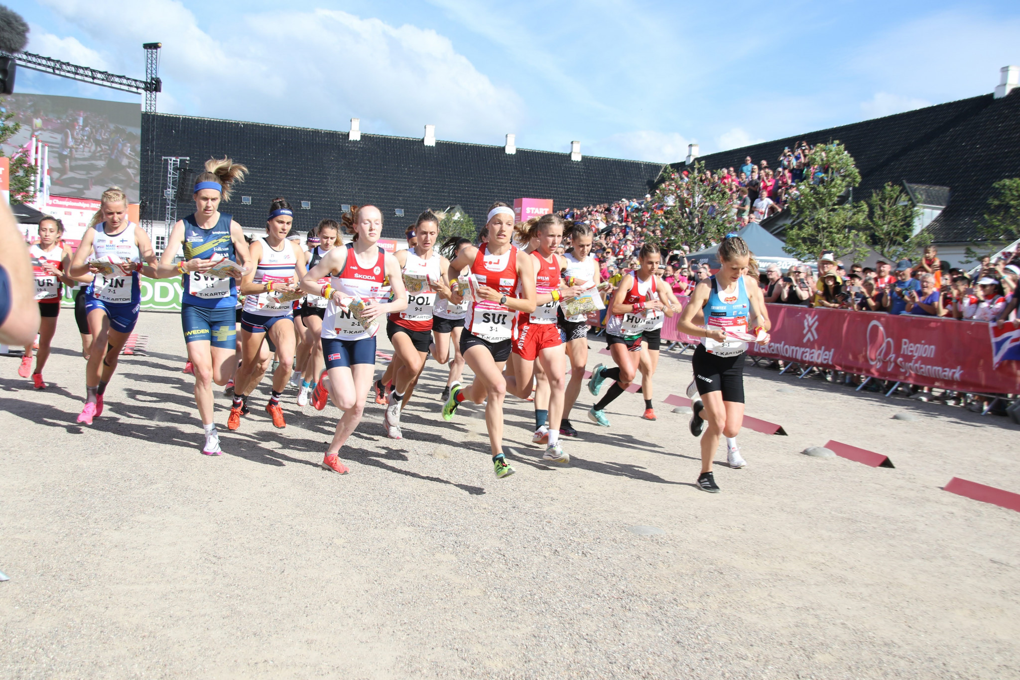 The first-ever sprint edition of the World Orienteering Championships is being held in Denmark ©WOC 2022