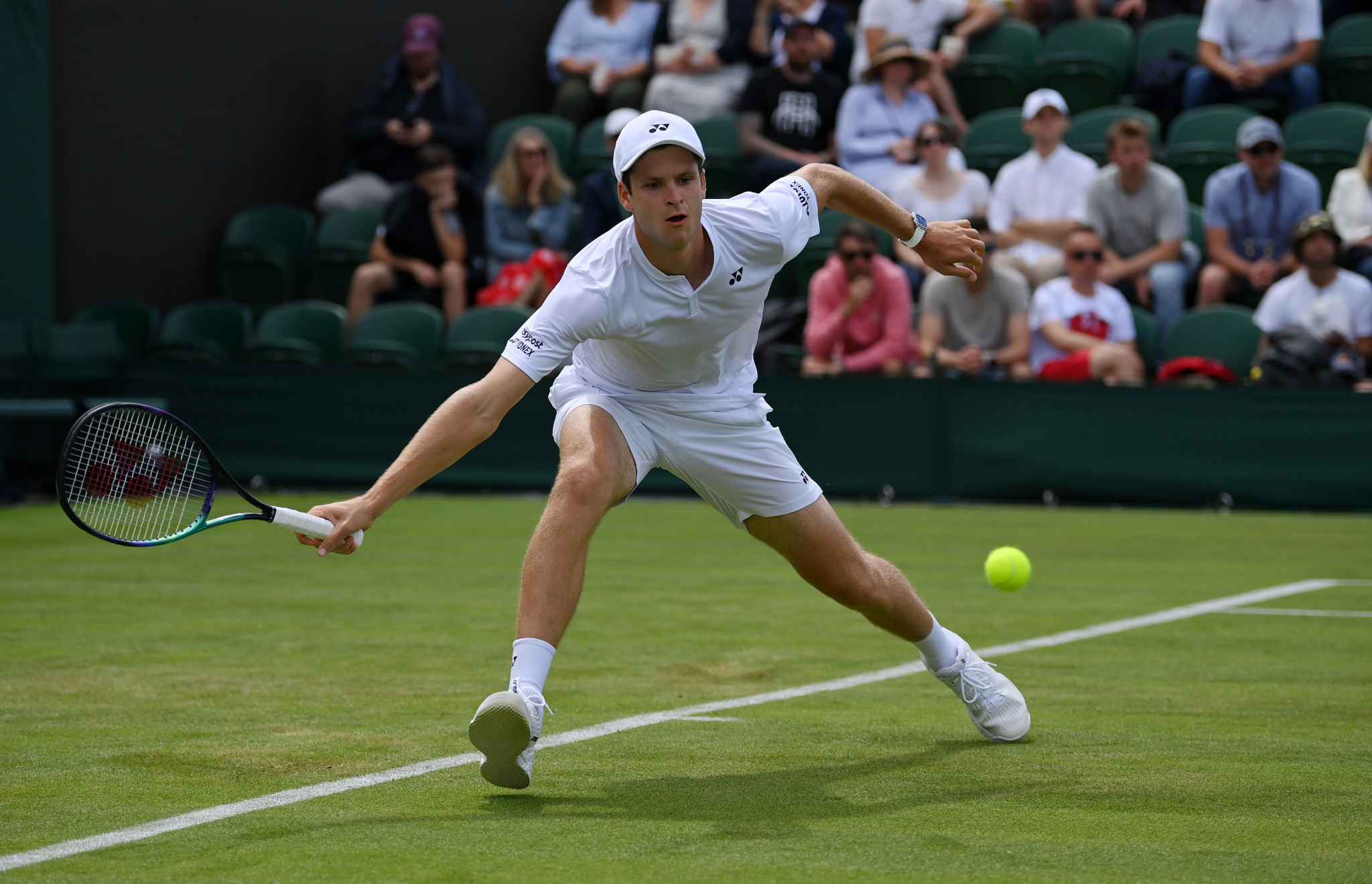 Hubert Hurkacz lost in the men's singles first round at Wimbledon ©Getty Images