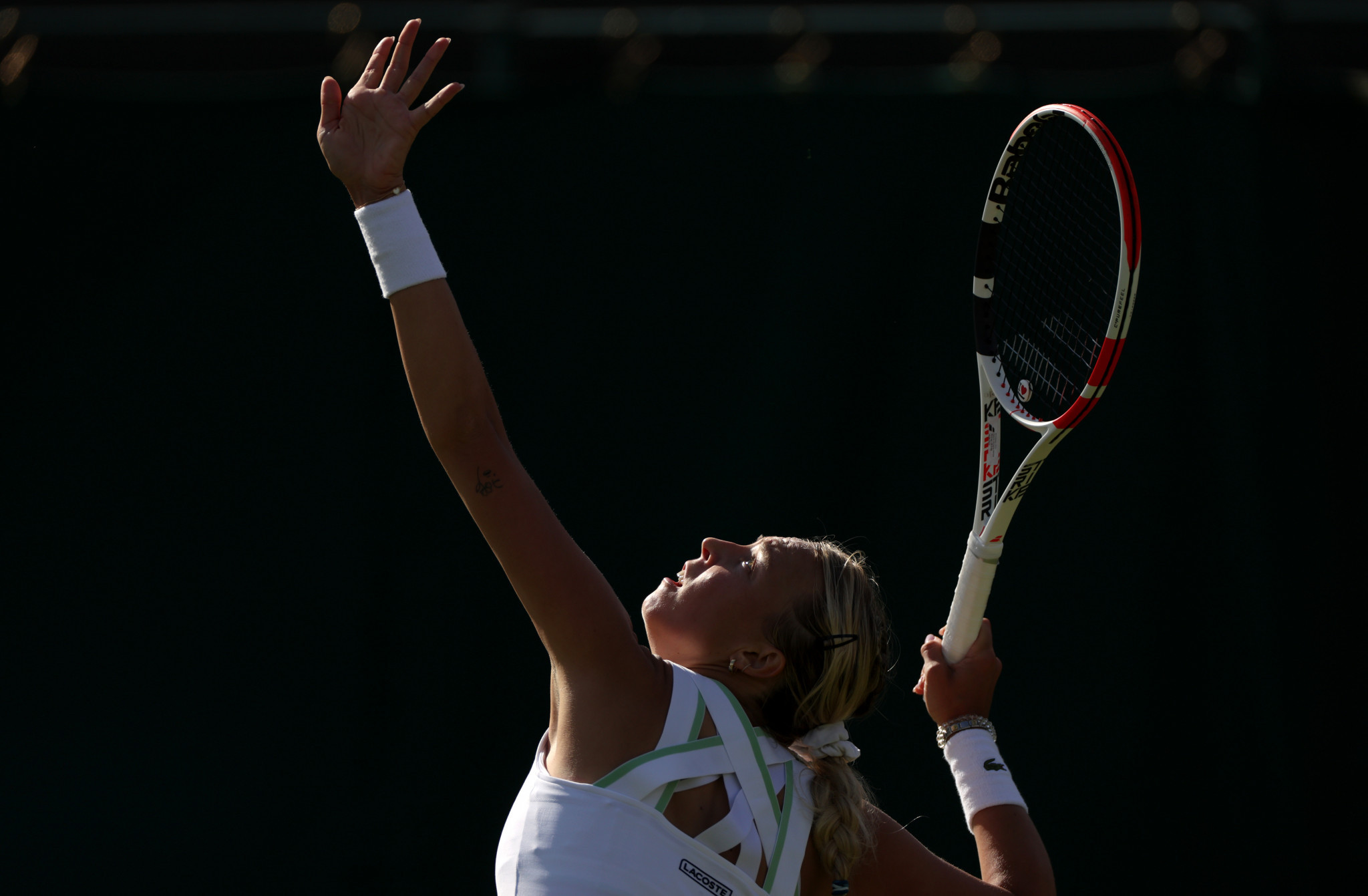 Estonia's Anett Kontaveit is the women's singles second seed and advanced in straight sets ©Getty Images