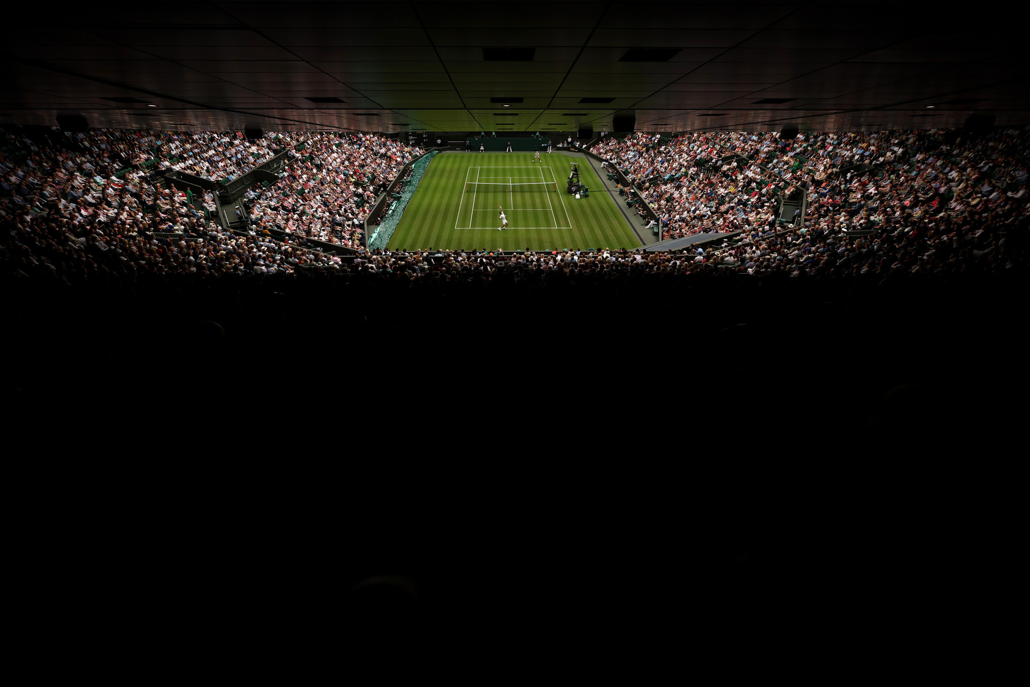 Capacity crowds have returned to this year's Wimbledon ©Getty Images