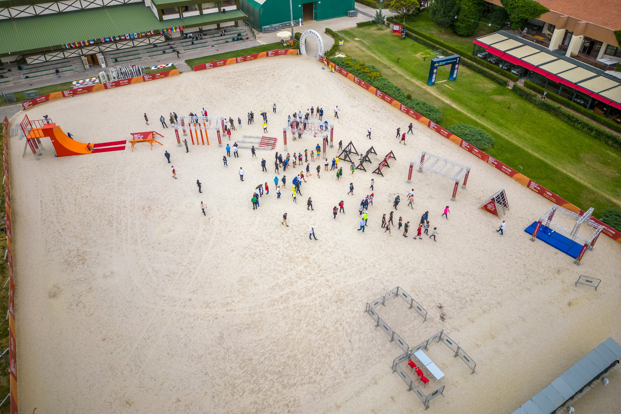 The first obstacle test event for modern pentathlon took place in Ankara ©UIPM/Augustas Didžgalvis