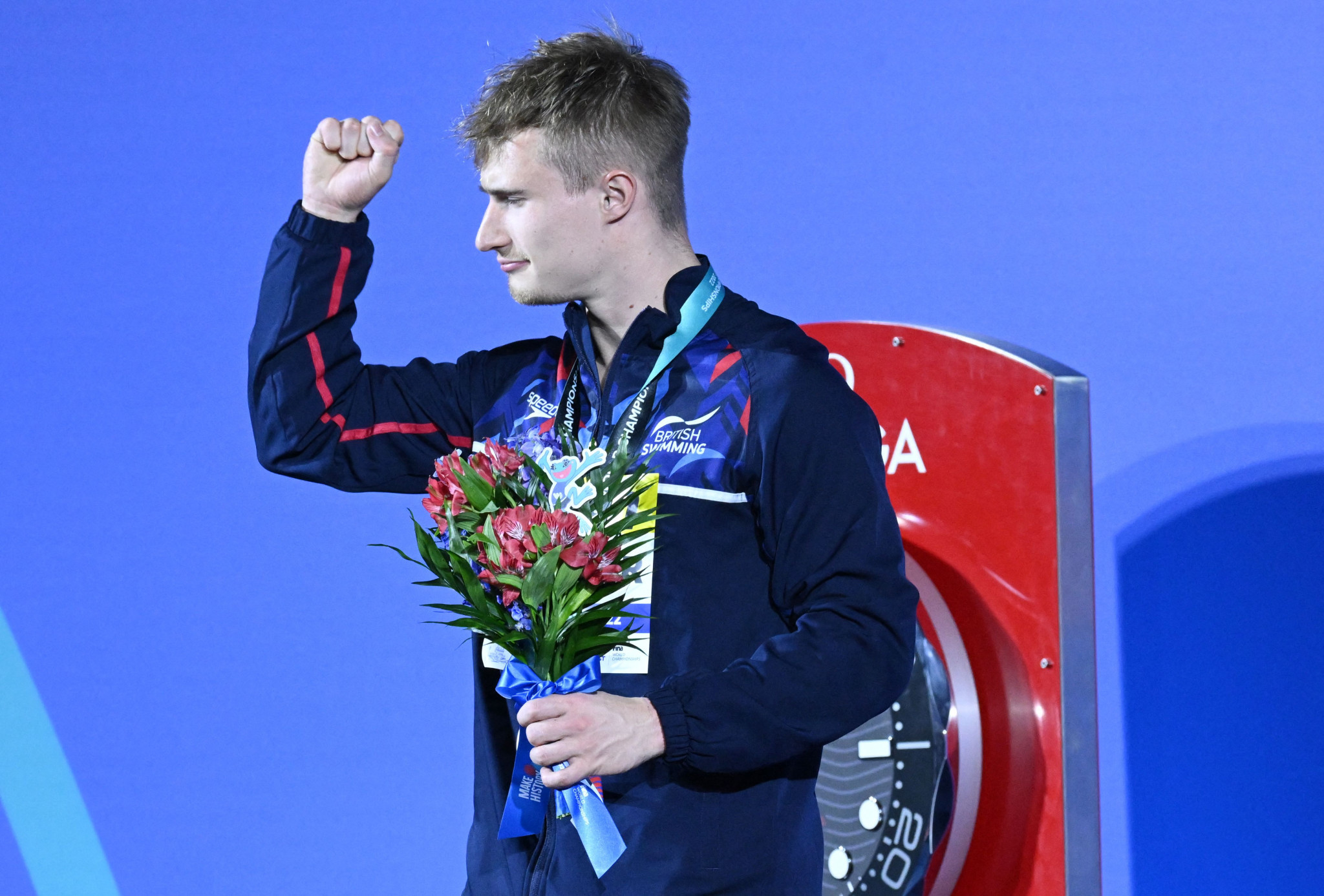 Newly elected FINA Athletes' Committee vice-chair Jack Laugher of Britain recovered from ranking ninth in the preliminary round to win men's 1m springboard silver ©Getty Images